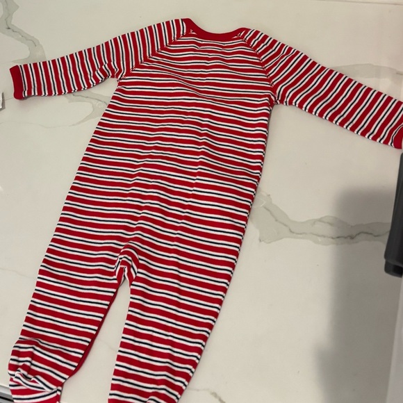 Ralph Lauren Striped Cotton Coveralls – Baby Boys - Picture 3 of 3